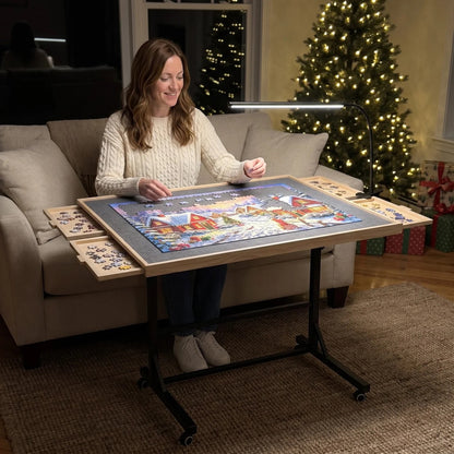 PuzzleNest™ - Rolling Puzzle Table